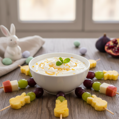 Thumbnail for Brochetas de Fruta con Dip de Yogur y Miel